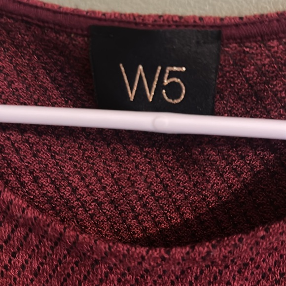 W5 Women's Rich Burgundy Blouse - Picture 2 of 4